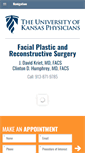 Mobile Screenshot of kufacialplasticsurgery.com